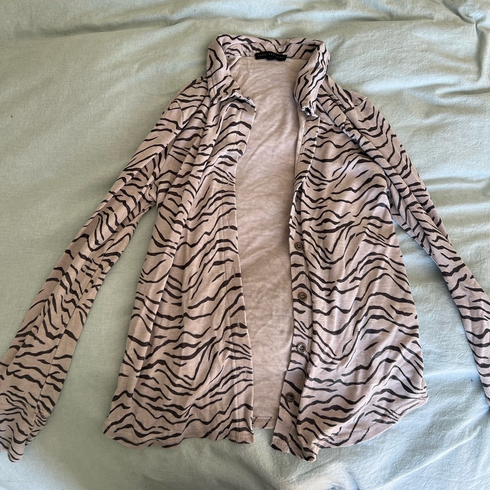 Zebra Print Women's Sweater